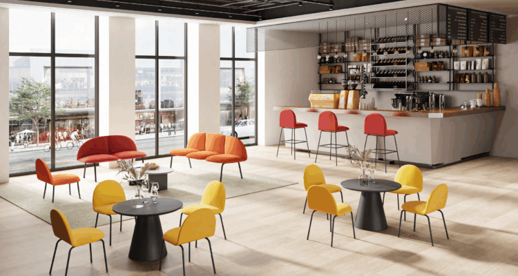 Comparison of different wood types and finishes for office furniture