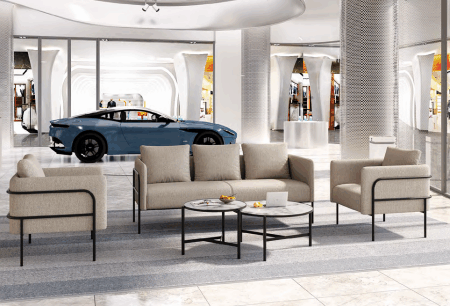 Shipping containers and logistics operations for furniture import