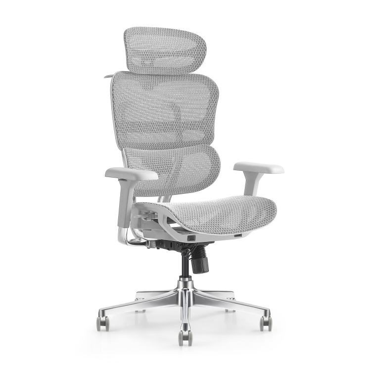 Modern Ergonomic Office Chair with Adjustable Height-Aluminum Alloy Frame 5D Linkage Armrest Multifunctional Adjustable Headrest detail 1