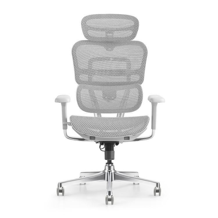 Modern Ergonomic Office Chair with Adjustable Height-Aluminum Alloy Frame 5D Linkage Armrest Multifunctional Adjustable Headrest detail 3