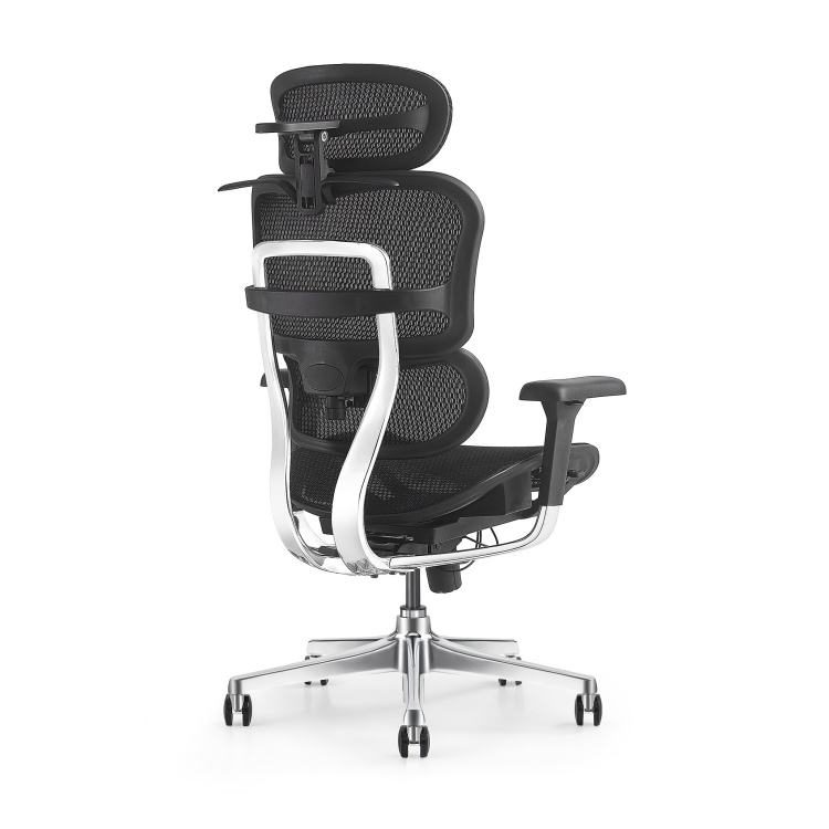 Modern Ergonomic Office Chair with Adjustable Height-Aluminum Alloy Frame 5D Linkage Armrest Multifunctional Adjustable Headrest detail 5