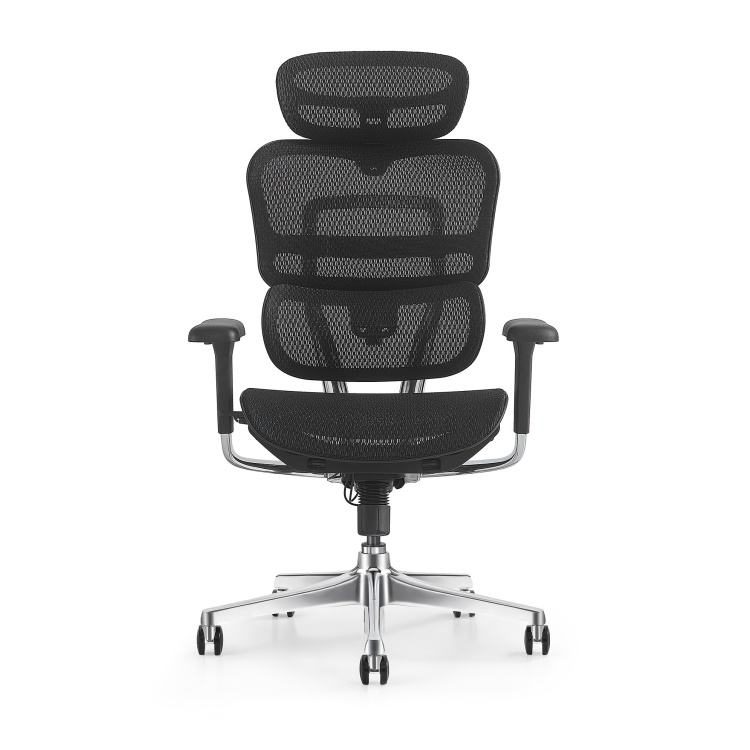 Modern Ergonomic Office Chair with Adjustable Height-Aluminum Alloy Frame 5D Linkage Armrest Multifunctional Adjustable Headrest detail 6