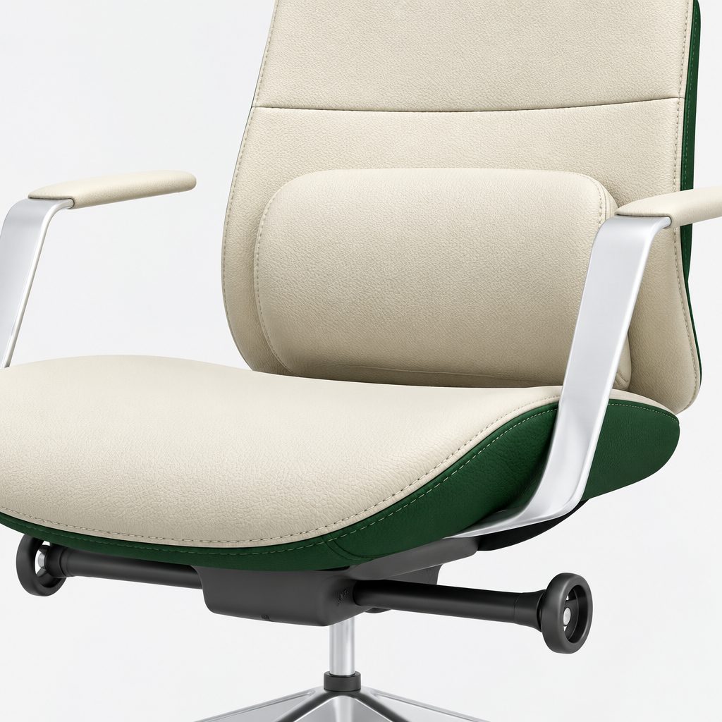 Commercial Furniture High Back PU Leather Office Chair with Luxury Design Cadeira Escritorio detail 4