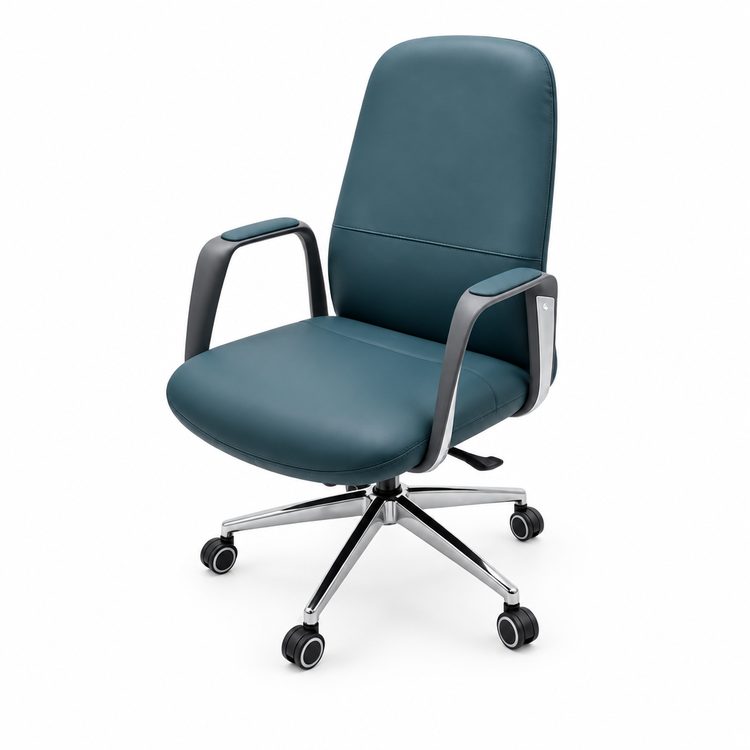 Executive Leather Office Chair Manufacturer Pu Leather Office Chair With Wheels detail 2