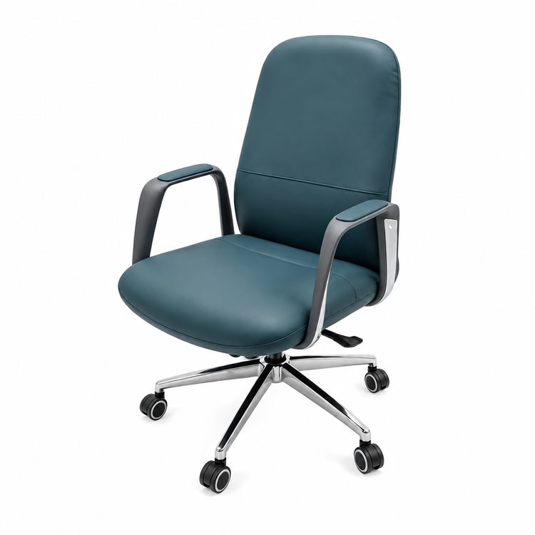 Executive Leather Office Chair Manufacturer Pu Leather Office Chair With Wheels detail 4