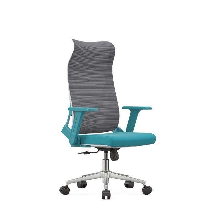 Minimalist Ergonomic Office Chair 360° Swivel Lumbar Support Height Adjustable Computer Chair for Staff Employee Office detail 3
