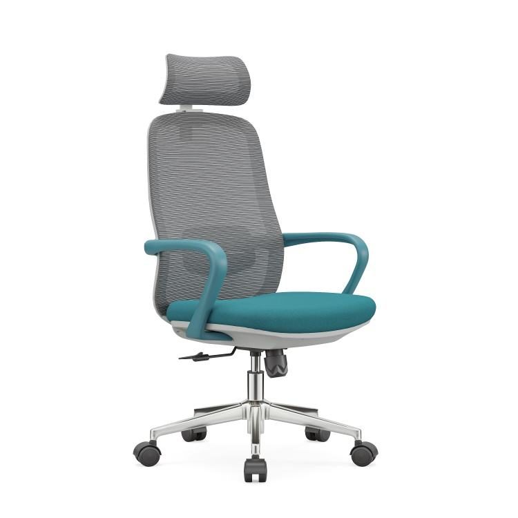 Cost-Effective Modern Ergonomic Adjustable Mesh Office Chair with 2D Headrest for Home Office detail 2