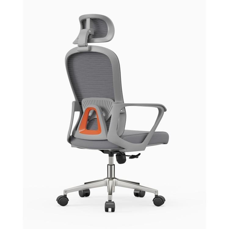 Office Chair Mesh Ergonomic Comfortable Computer Chair 5-Star Base Reversible Armrest Modern Minimalism Workshop Home Office Gym detail 2