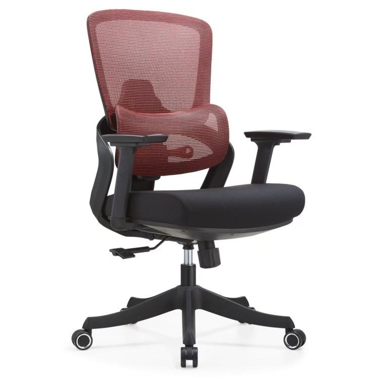Modern PP Office Chair-New Mesh Chair with 5-Position Adjustable Backrest and Swivel Function detail 1
