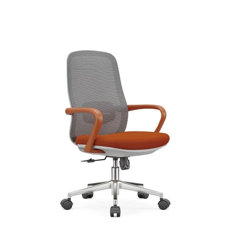 Cost-Effective Ergonomic Adjustable Revolving Modern Mesh Office Chair with PP Material detail 2