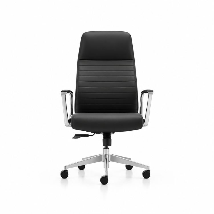 High Quality Black Executive Office Swivel Chair Modern for Conference Meeting Room Commercial Furniture detail 2