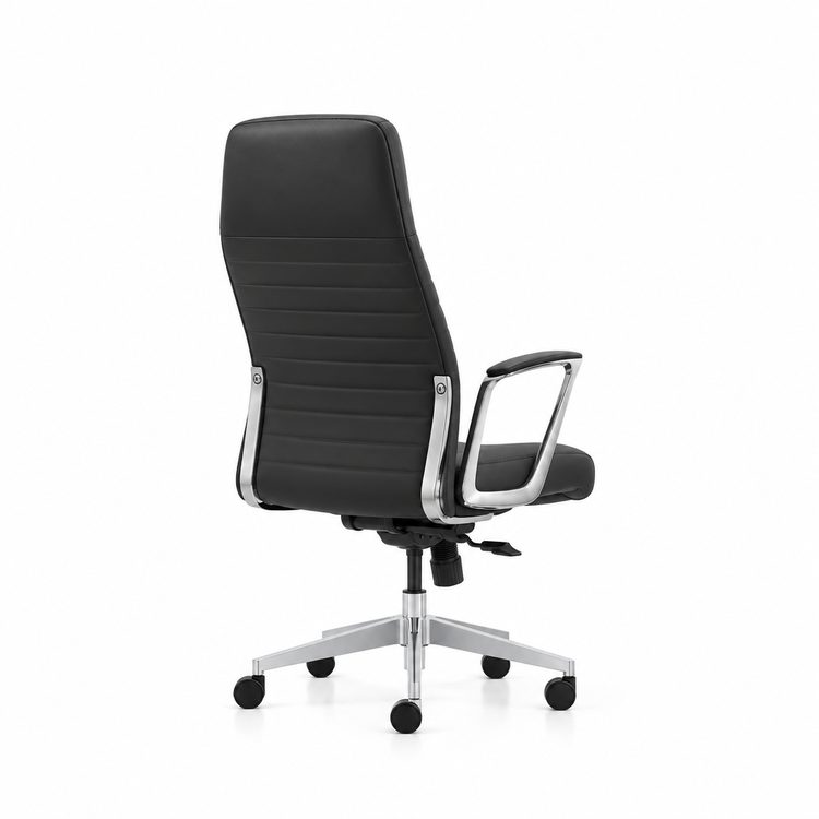 High Quality Black Executive Office Swivel Chair Modern for Conference Meeting Room Commercial Furniture detail 4