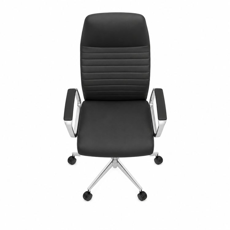 High Quality Black Executive Office Swivel Chair Modern for Conference Meeting Room Commercial Furniture detail 5