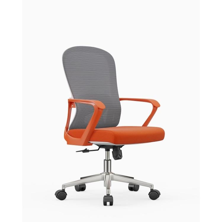 Modern Executive Meeting Room Chair with Middle Back Mesh Ergonomic PP Lift Swivel Chair Reclining Office Chair detail 1