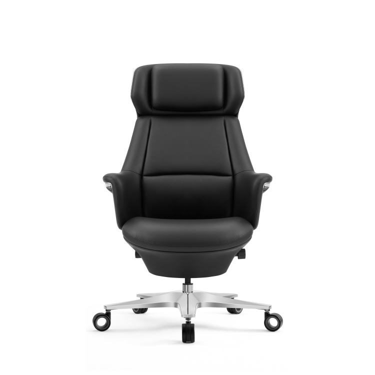The Minimalist Executive Chair with Neck Support Pillow Anti-slip and Silent Wheels Is Suitable for Use in Office detail 3