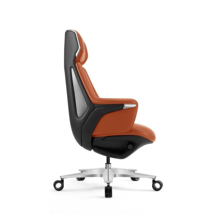 The Minimalist Executive Chair with Neck Support Pillow Anti-slip and Silent Wheels Is Suitable for Use in Office detail 4