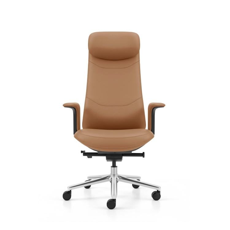 PU Leather Executive Chair with Adjustable Tilt Lock, Height Adjustable Seat for Hotel and Boardroom detail 1