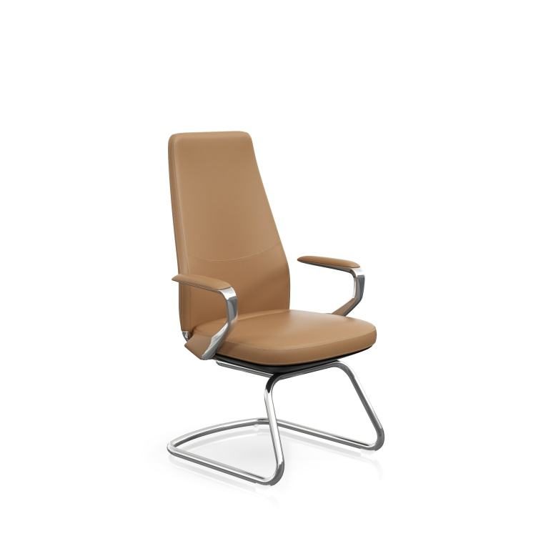 Modern Grey Lift Chair Black Ergonomic Conference Chair with Armrests detail 1