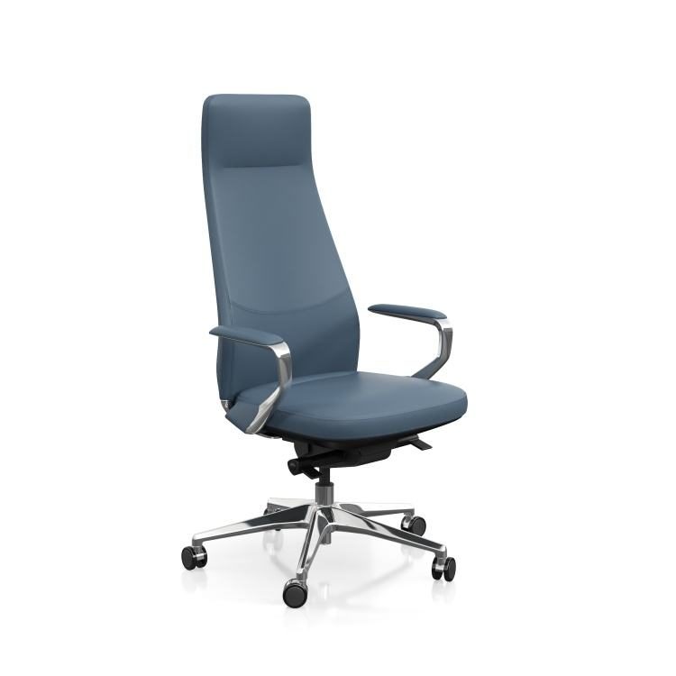 High-back Executive Chair with Support 360-degree Swivel and Height Adjustment Functions Anti-fatigue Design for Work detail 2