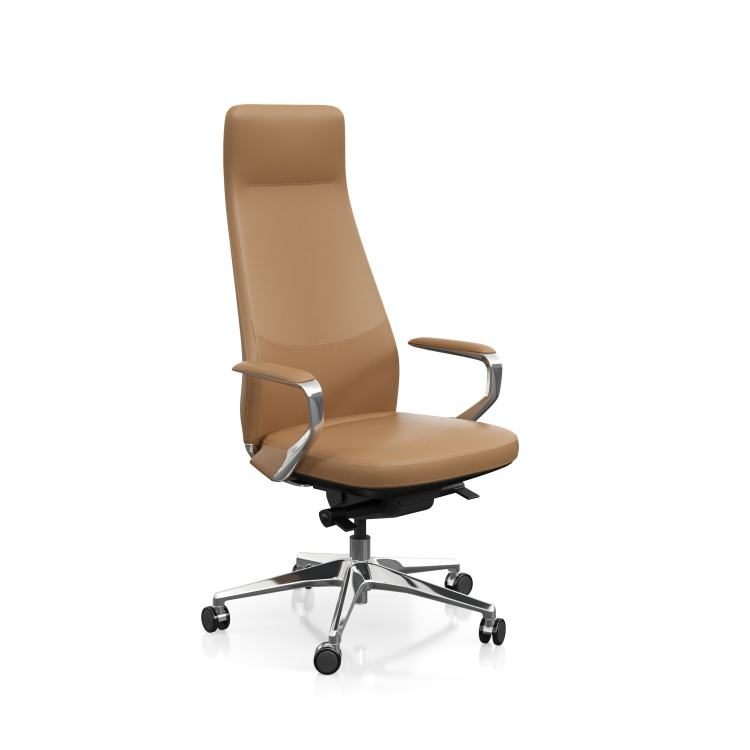 High-back Executive Chair with Support 360-degree Swivel and Height Adjustment Functions Anti-fatigue Design for Work detail 4