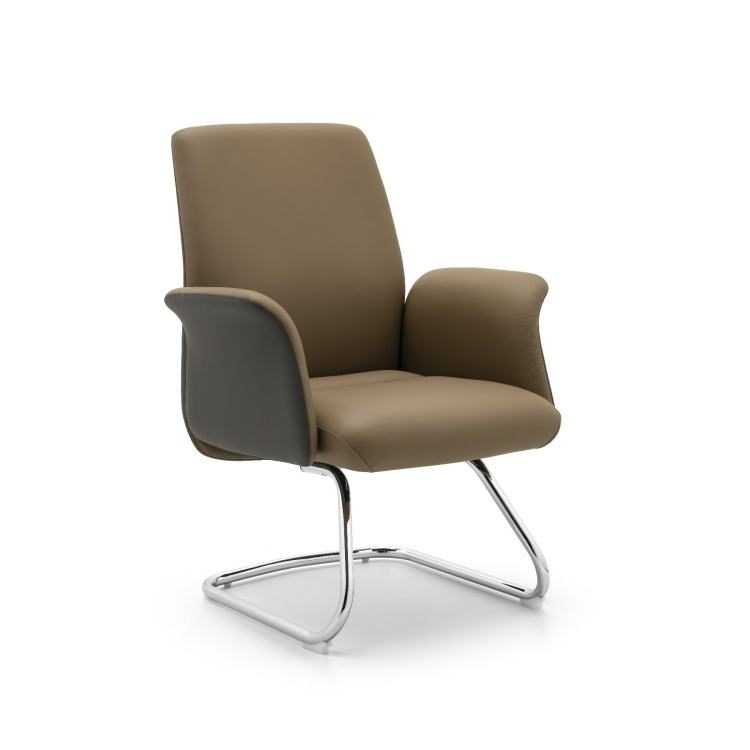 High Back Executive Swivel Mesh Chair Contemporary Design Adjustable Manager Office Chair PU Leather Fabric Factory Price detail 2