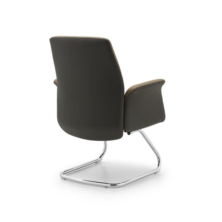 High Back Executive Swivel Mesh Chair Contemporary Design Adjustable Manager Office Chair PU Leather Fabric Factory Price detail 5