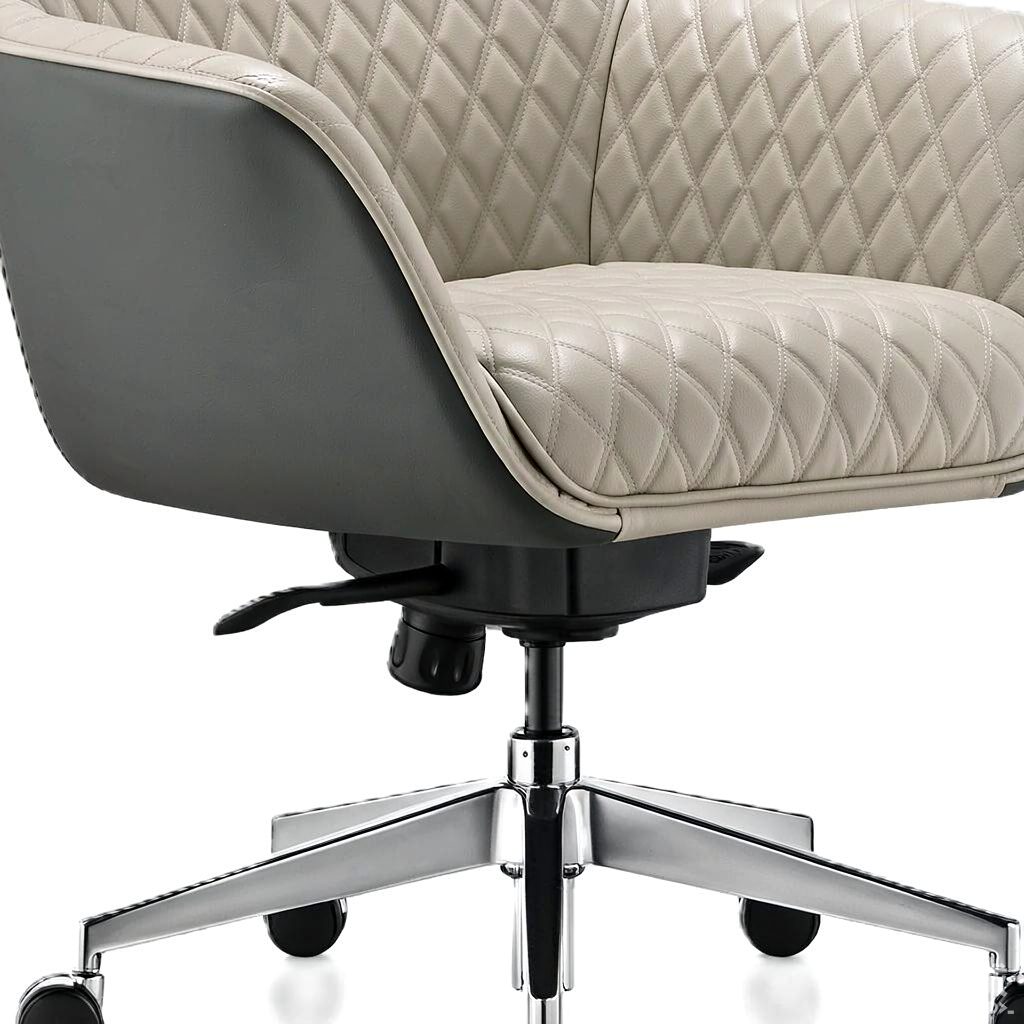Premium Boss Office Chair Mechanism Aluminum 5Star Base Gas Lift 5 Lock Tilt Silent Casters detail 5