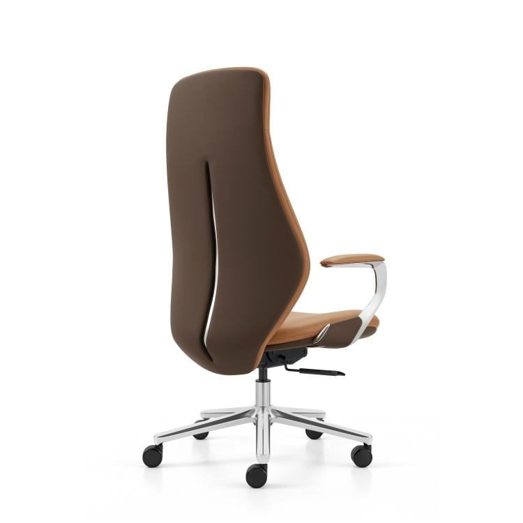 Modern Leather Office Chair with Reclining Backrest Office Furniture Supplier detail 2