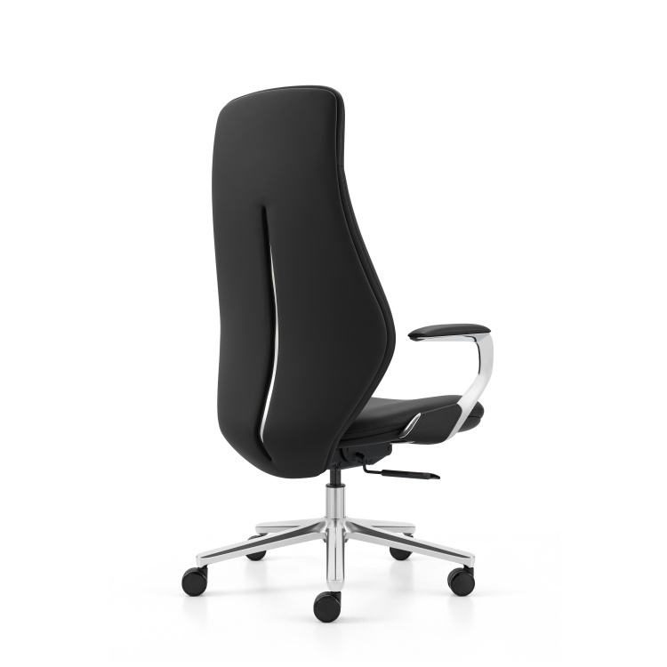 Modern Leather Office Chair with Reclining Backrest Office Furniture Supplier detail 3
