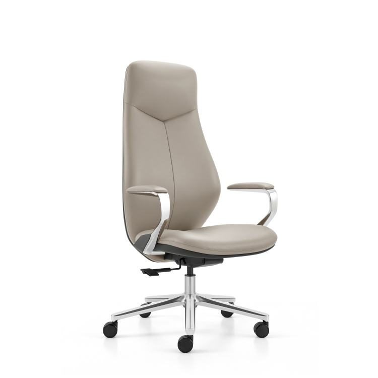 Modern Leather Office Chair with Reclining Backrest Office Furniture Supplier detail 4