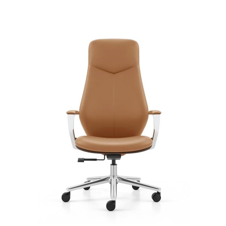 Modern Leather Office Chair with Reclining Backrest Office Furniture Supplier detail 6