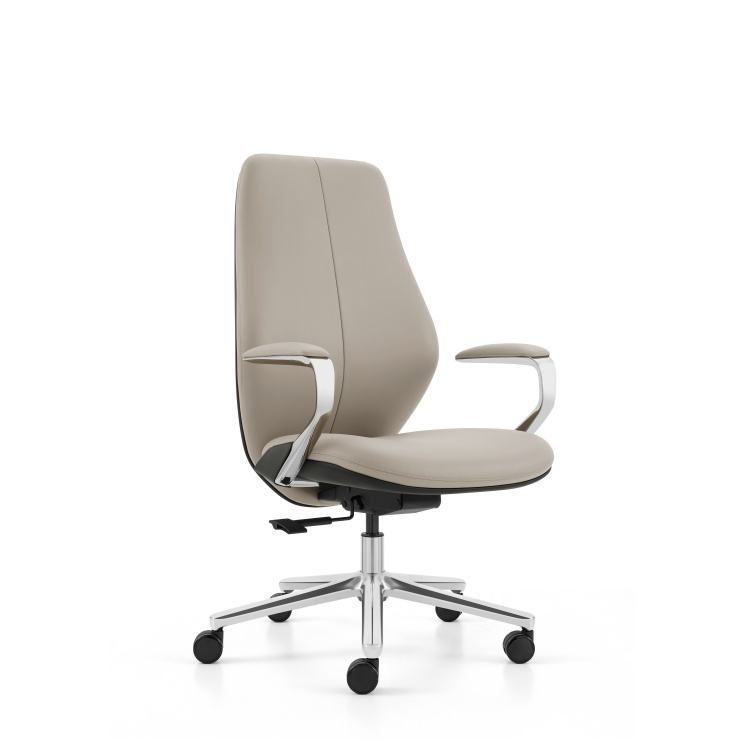 Commercial Luxurious Contemporary Ergonomic Executive Adjustable Height PU Leather Luxury boss Chair detail 1