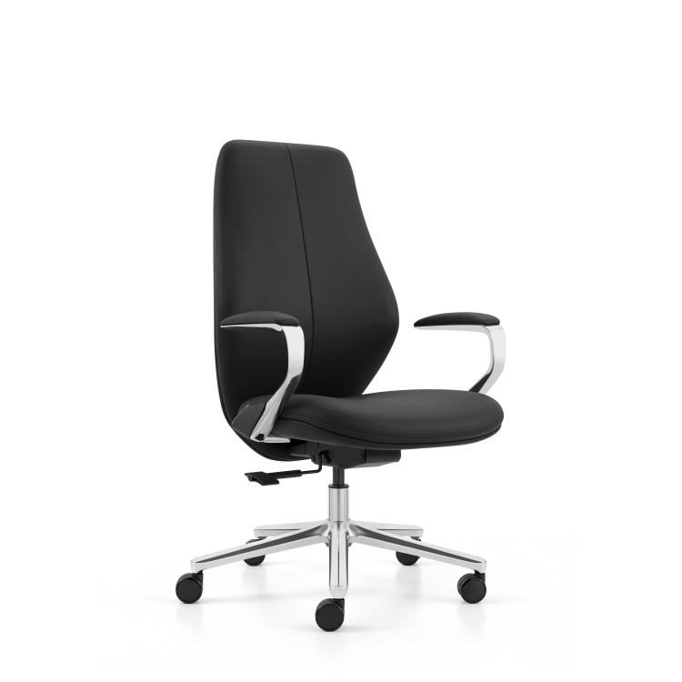 Commercial Luxurious Contemporary Ergonomic Executive Adjustable Height PU Leather Luxury boss Chair detail 2
