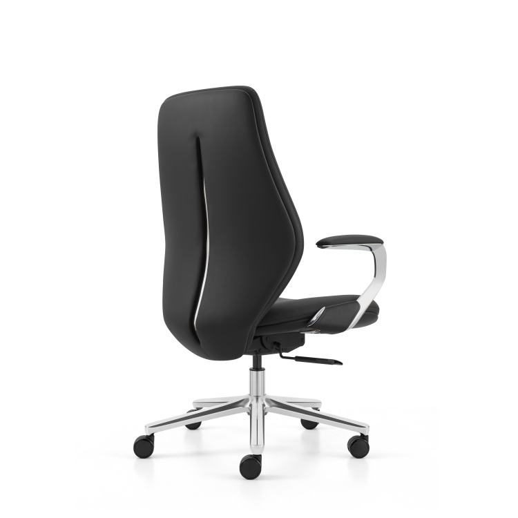 Commercial Luxurious Contemporary Ergonomic Executive Adjustable Height PU Leather Luxury boss Chair detail 4