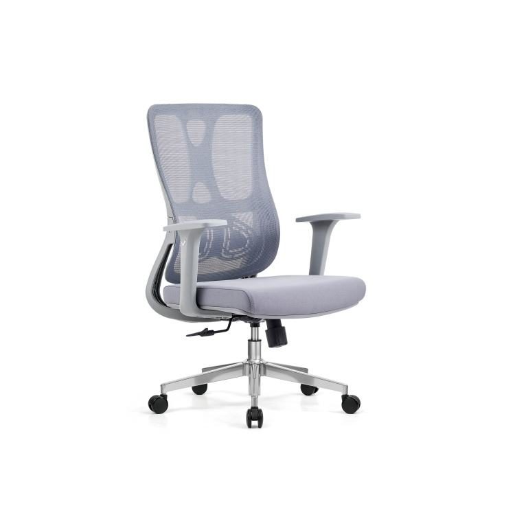 Comfortable Cheap Executive Modern Office Chair Fish Net Backrest Swivel Ergonomic Design Adjustable Height 3-Level Gas Spring detail 2