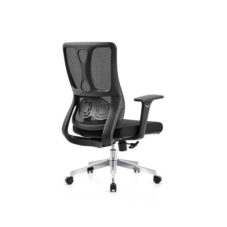 Comfortable Cheap Executive Modern Office Chair Fish Net Backrest Swivel Ergonomic Design Adjustable Height 3-Level Gas Spring detail 3