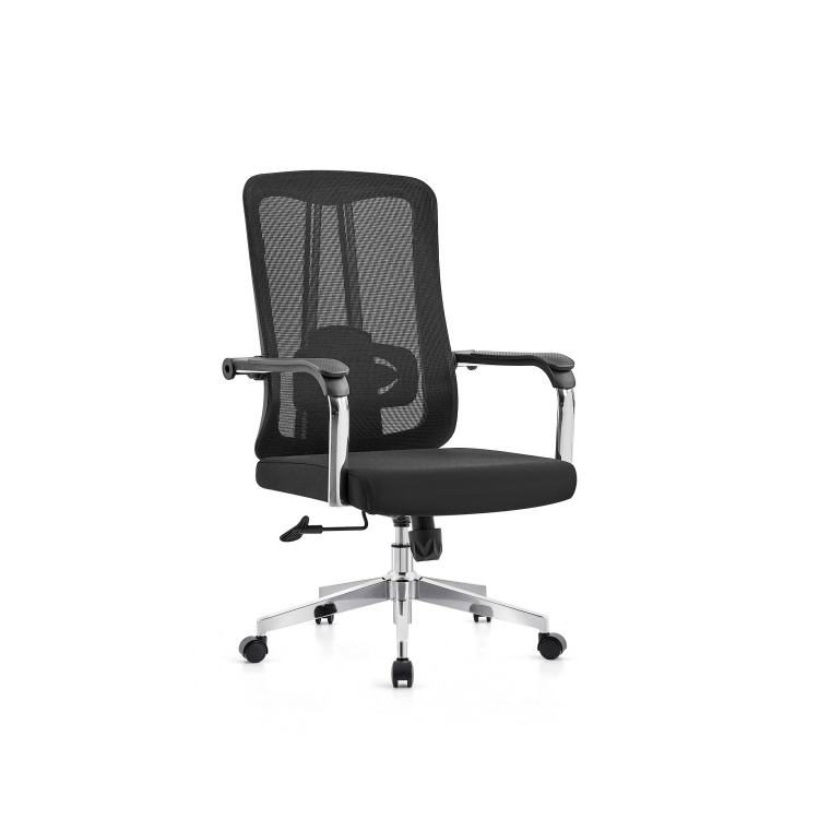 Modern Simple Adult Desk Chair Comfortable Mesh Office Chair With Minimalist Design for Office Home Use detail 3