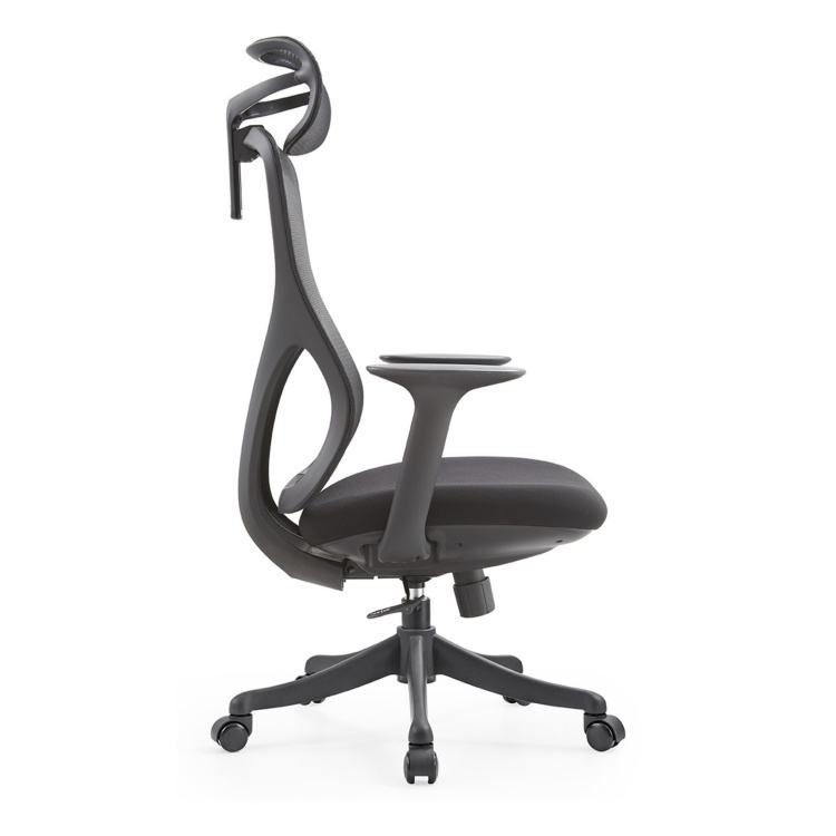Ergonomic Adjustable Mesh Office Chair with Large Headrest In-Situation Locking-Modern Design Nylon Material Home Office Use detail 2