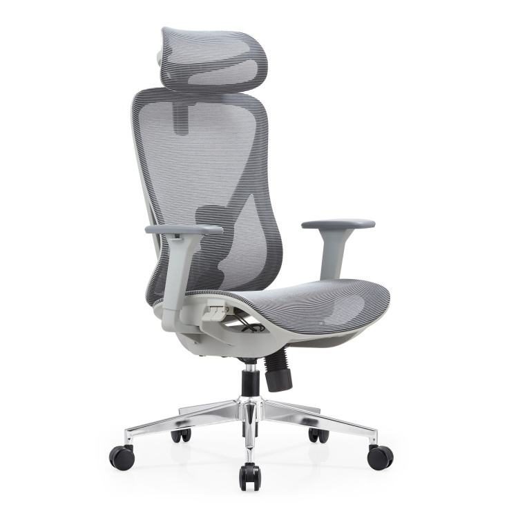 Beston Office Furniture Comfortable Chairs Lumbar Support Adjustable Mesh Office Chair Ergonomic Grey Full Mesh Office Chair detail 2