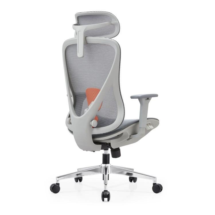 Beston Office Furniture Comfortable Chairs Lumbar Support Adjustable Mesh Office Chair Ergonomic Grey Full Mesh Office Chair detail 3