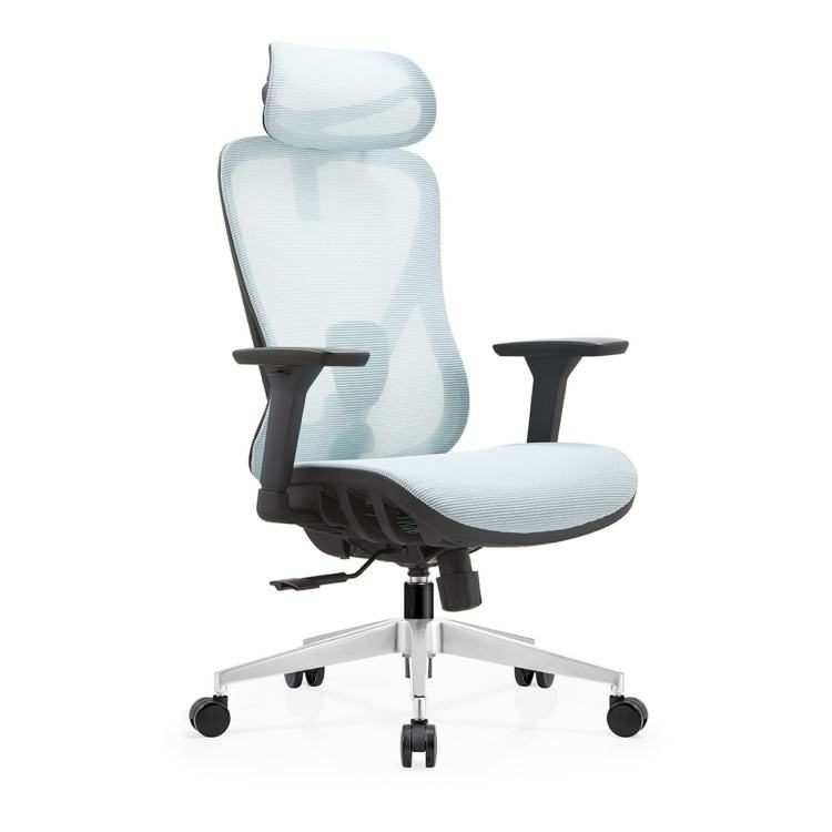 Modern Style Customized Upholstered Office Chair Multifunctional Mesh Material Rolling Comfortable Home Office Series detail 1