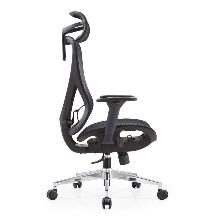 Modern Style Customized Upholstered Office Chair Multifunctional Mesh Material Rolling Comfortable Home Office Series detail 3