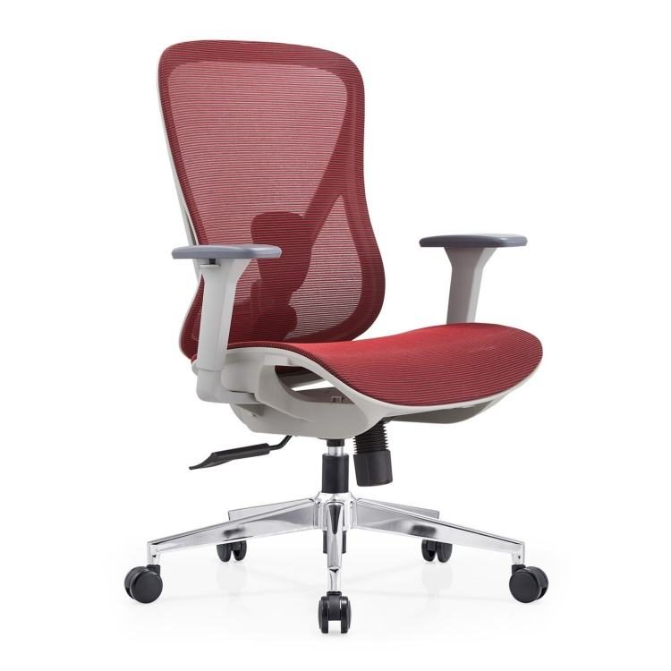 Factory Wholesale Modern Comfortable High Quality Swivel Chair Office Ergonomic Mid Back Mesh Office Chair Office Furniture detail 4
