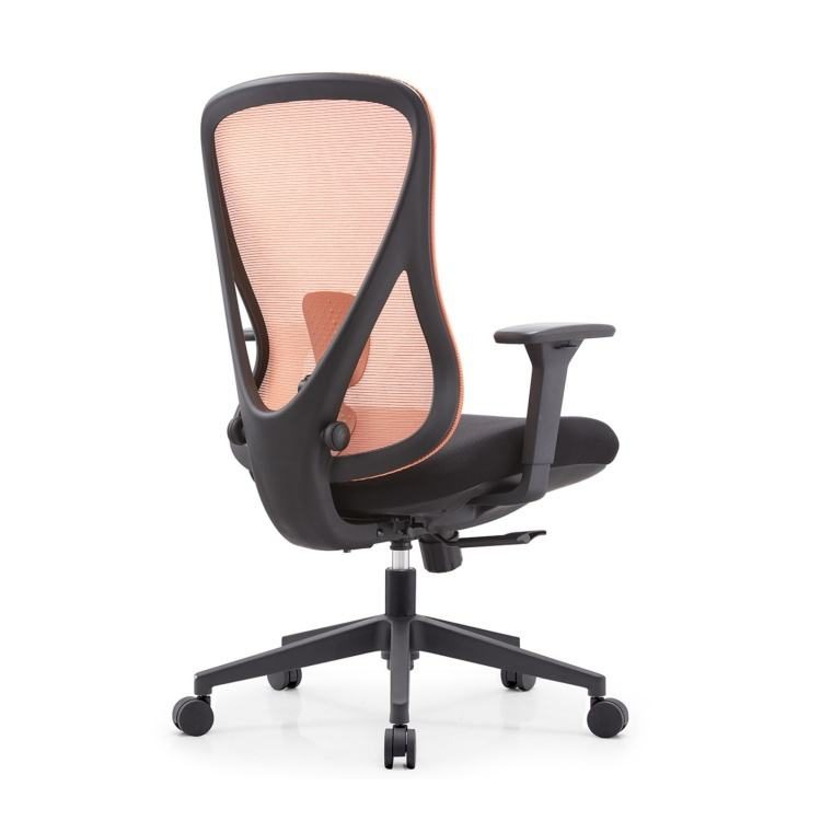 Modern Simple High Quality Comfortable Swivel Mid Back Mesh Back Computer Ergonomic Office Chair Office Desk and Chair Set detail 2