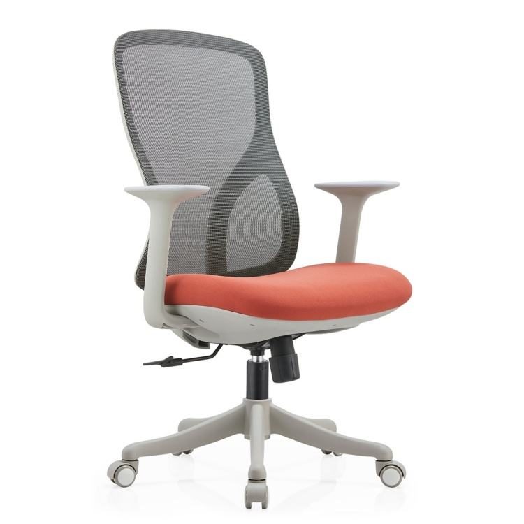 Ergonomic Office Chair Modern Design Chrome Nylon Base W Shape Magazine Armrest 2D Adjustable Headrest Swivel Adjustable Height detail 1