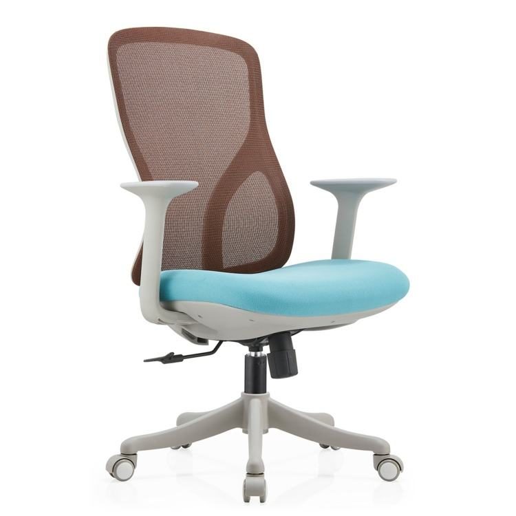 Ergonomic Office Chair Modern Design Chrome Nylon Base W Shape Magazine Armrest 2D Adjustable Headrest Swivel Adjustable Height detail 2