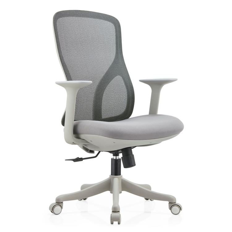 Ergonomic Office Chair Modern Design Chrome Nylon Base W Shape Magazine Armrest 2D Adjustable Headrest Swivel Adjustable Height detail 4