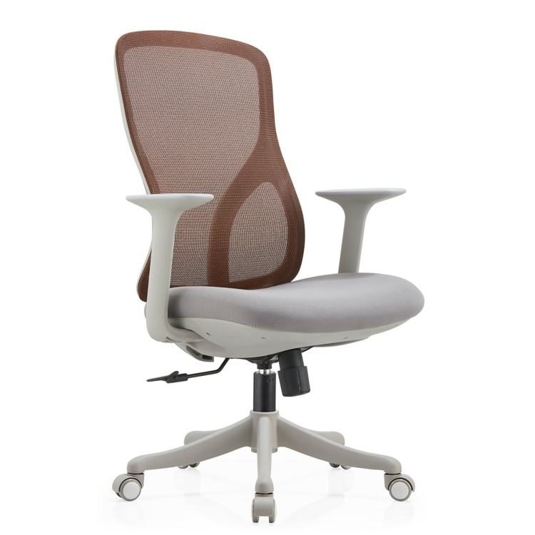 Ergonomic Office Chair Modern Design Chrome Nylon Base W Shape Magazine Armrest 2D Adjustable Headrest Swivel Adjustable Height detail 5