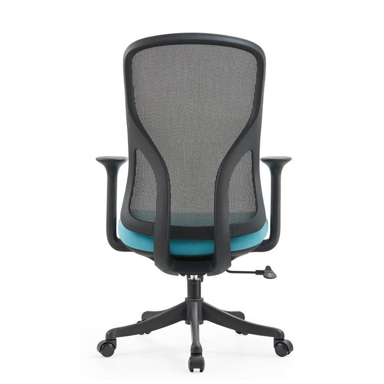 Comfortable Recliner Office Chair Contemporary Design Style Fabric Swivel Executive Ergonomic Chair with Mesh detail 2