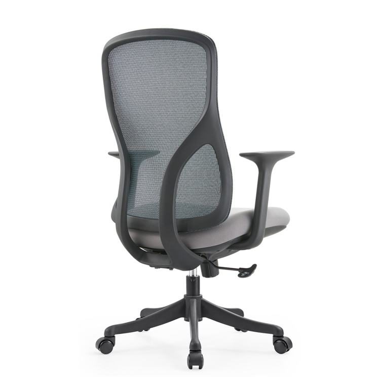 Comfortable Recliner Office Chair Contemporary Design Style Fabric Swivel Executive Ergonomic Chair with Mesh detail 4